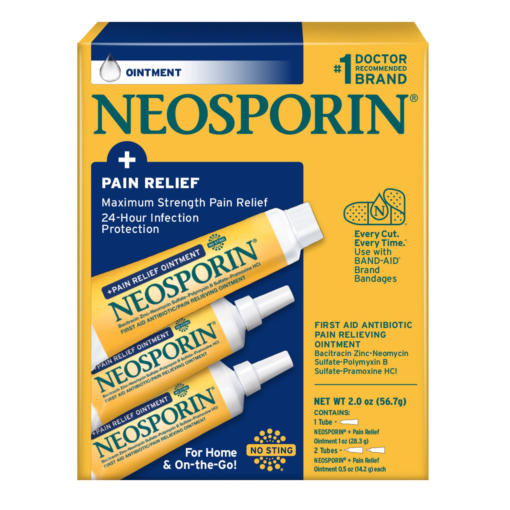 NEOSPORIN + Pain Relief Antibiotics Ointment