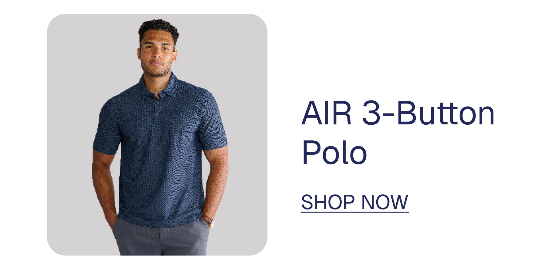AIR 3-Button Polo