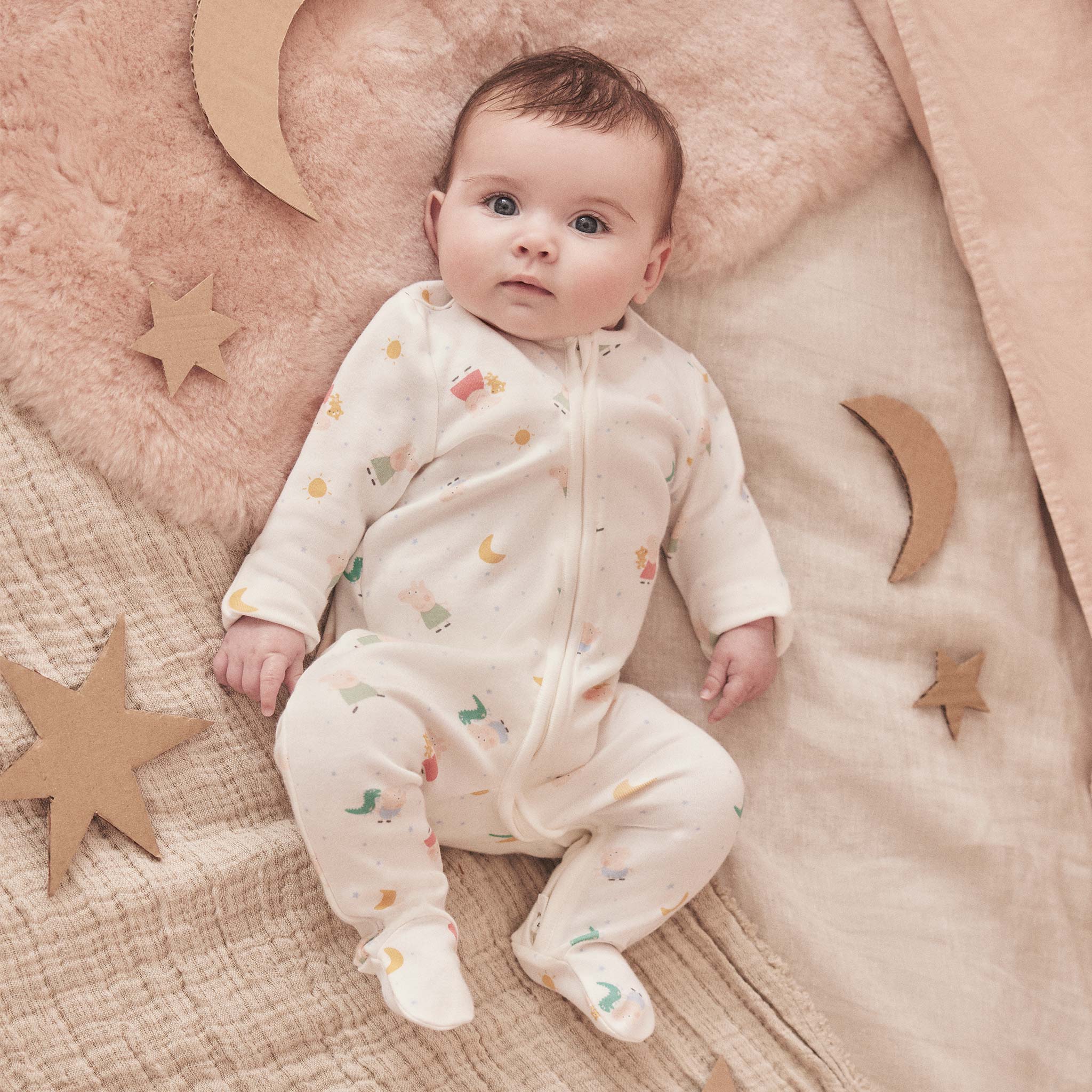 Image of Peppa Pig Clever Zip Sleepsuit