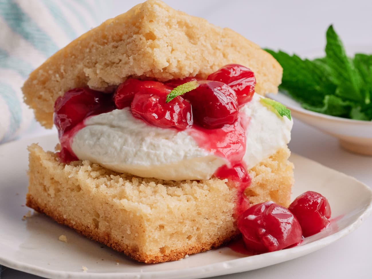 Sour Cherry Shortcake