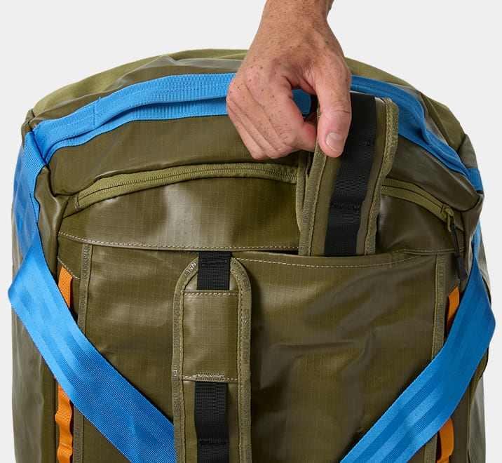 Close up of the Guide Duffel Bag 90L
