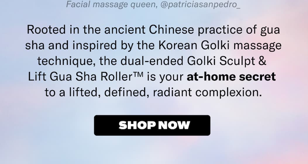 Introducing The Golki Sculpt & Lift Guasha Roller™