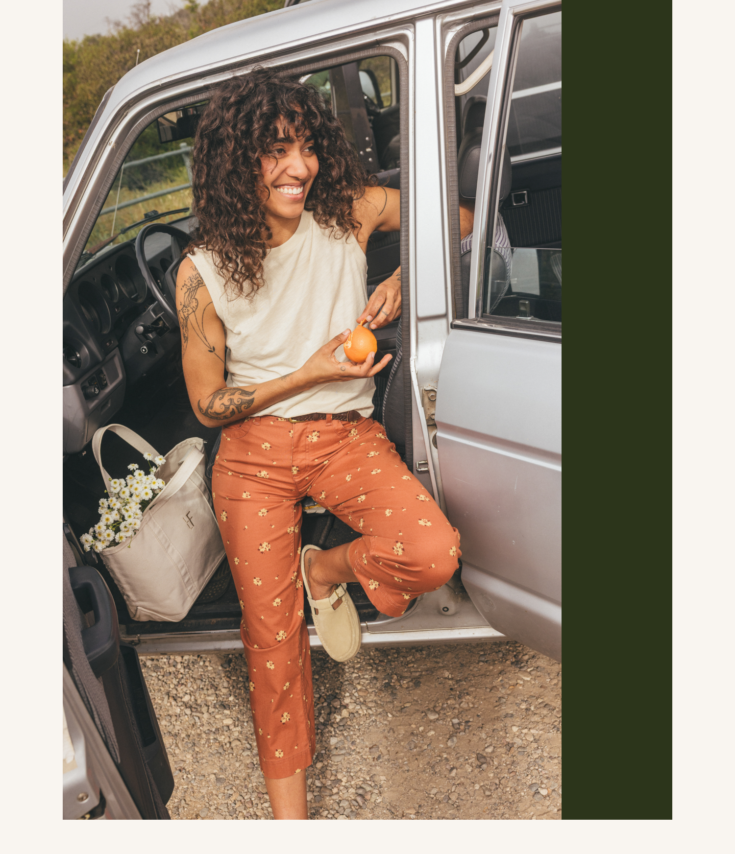 Earthworks Wide Leg Crop Pant