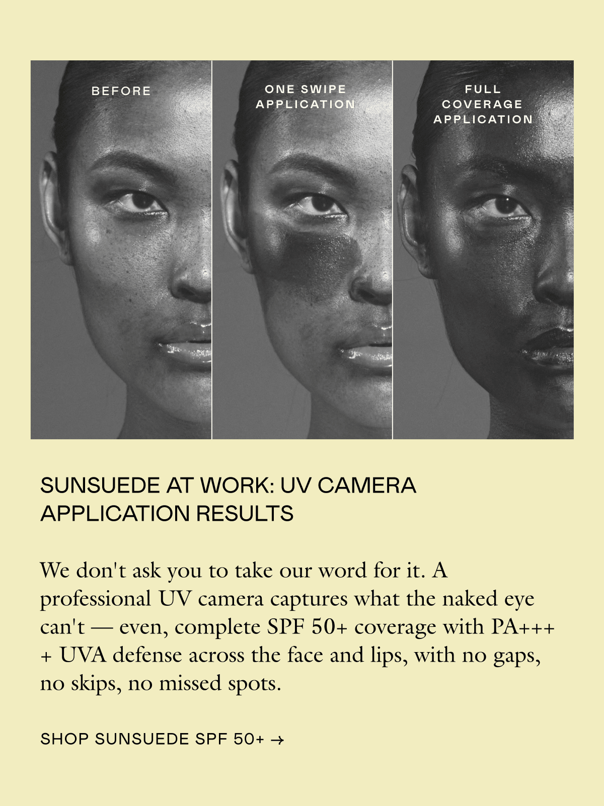 Sunsuede at work