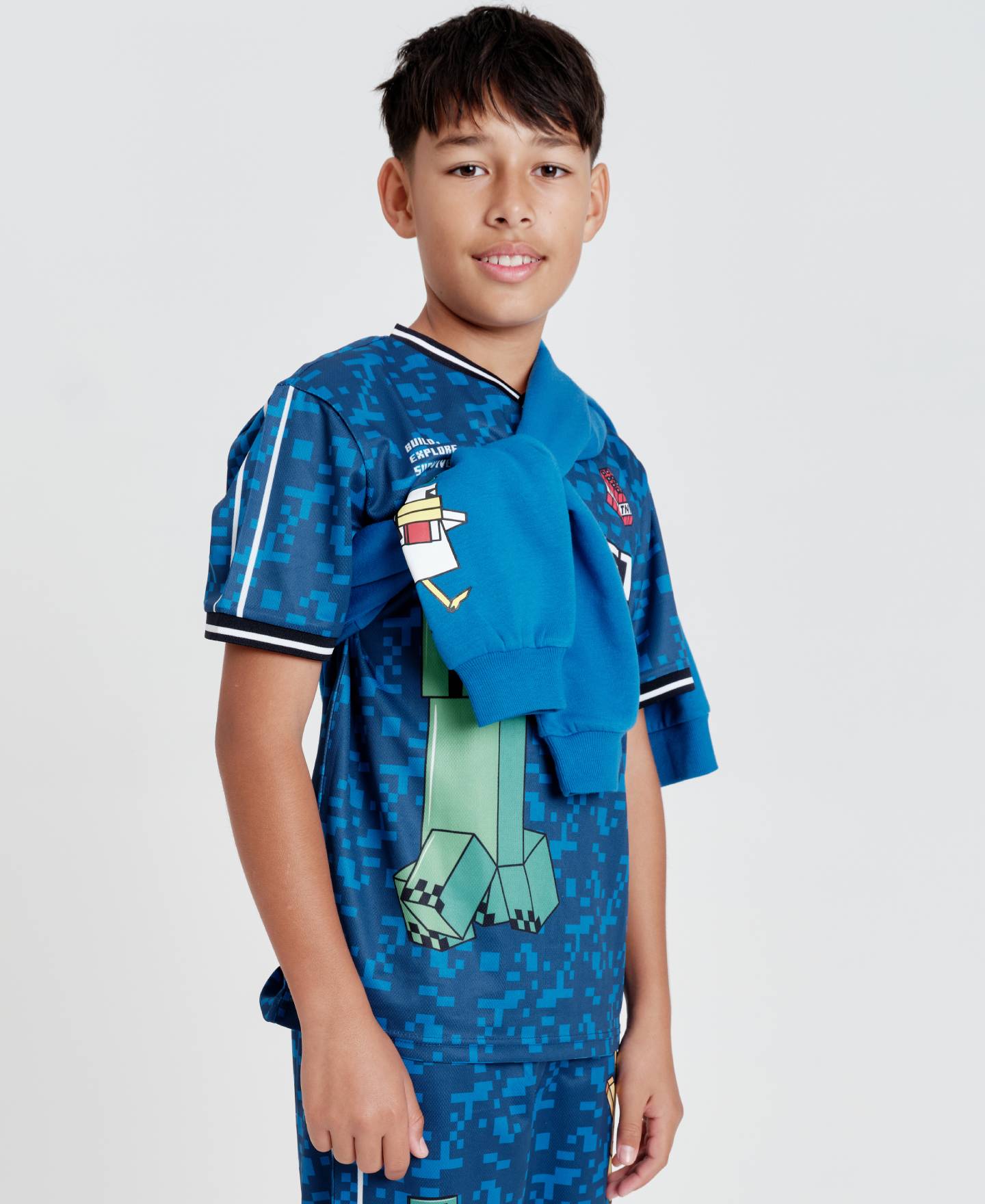 Kids' Minecraft Mesh Tee