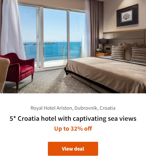 5* Croatia hotel with captivating sea views