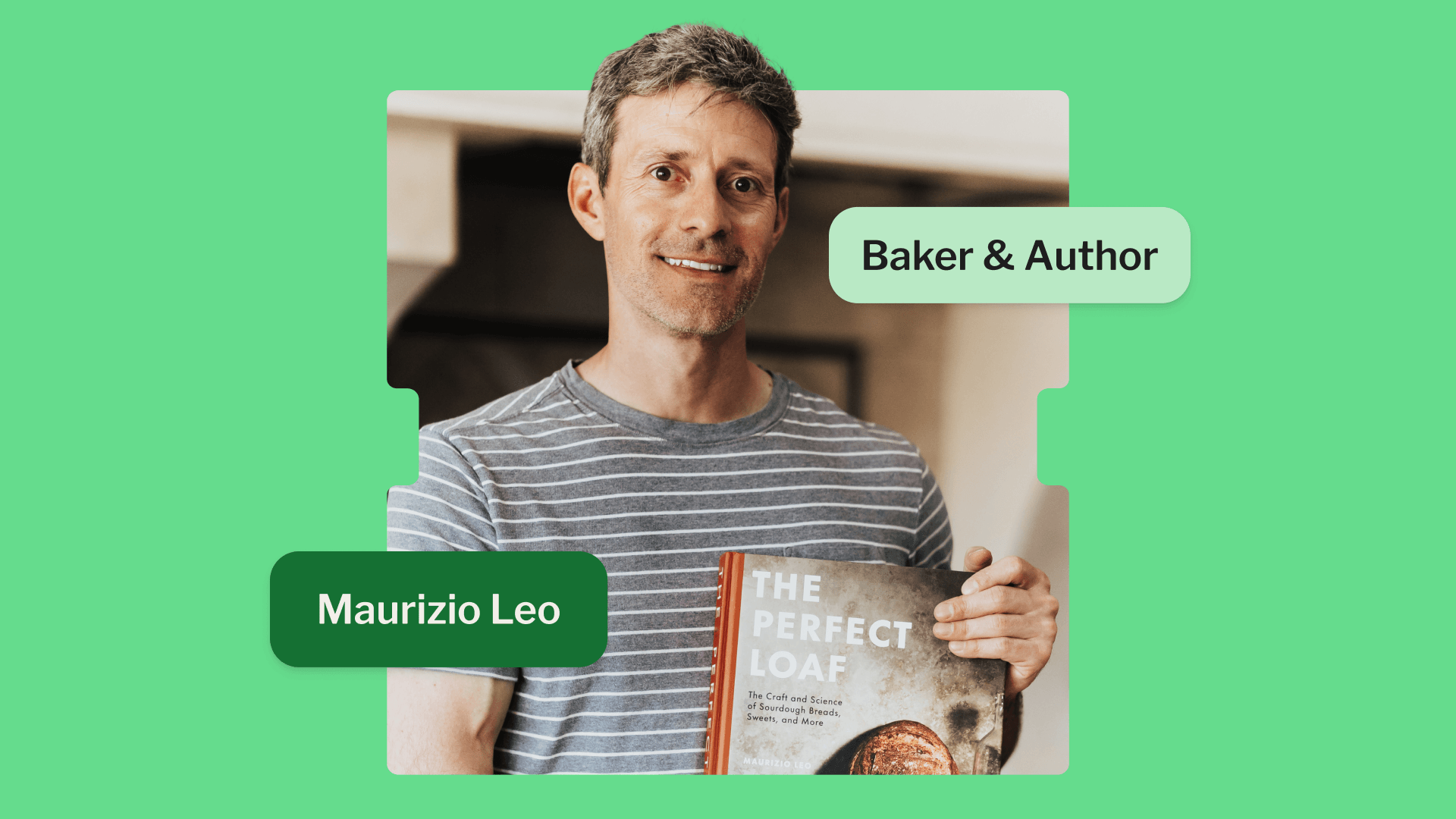 Maurizio Leo, baker and author of The Perfect Loaf