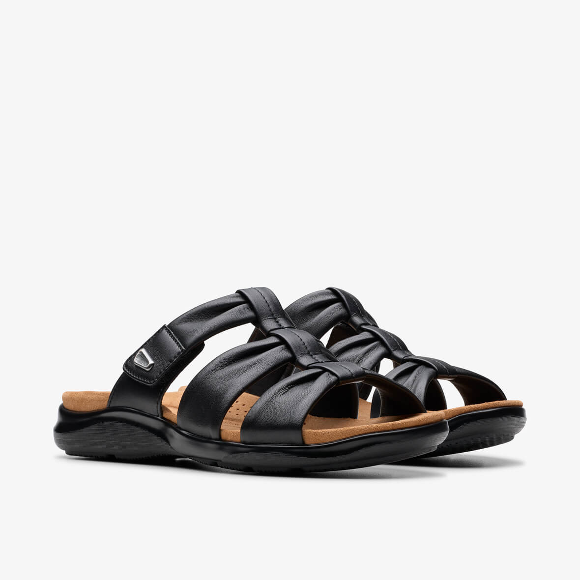 Kitly Slide Black Leather