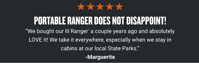 Portable Ranger does not disappoint! 