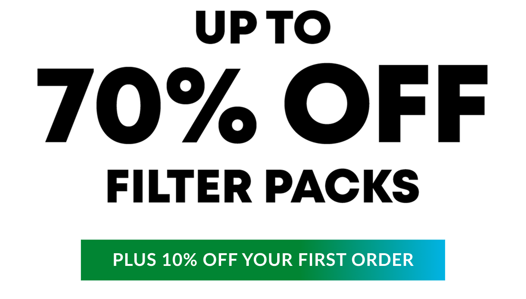 UP TO 10% OFF FILTER PACKS