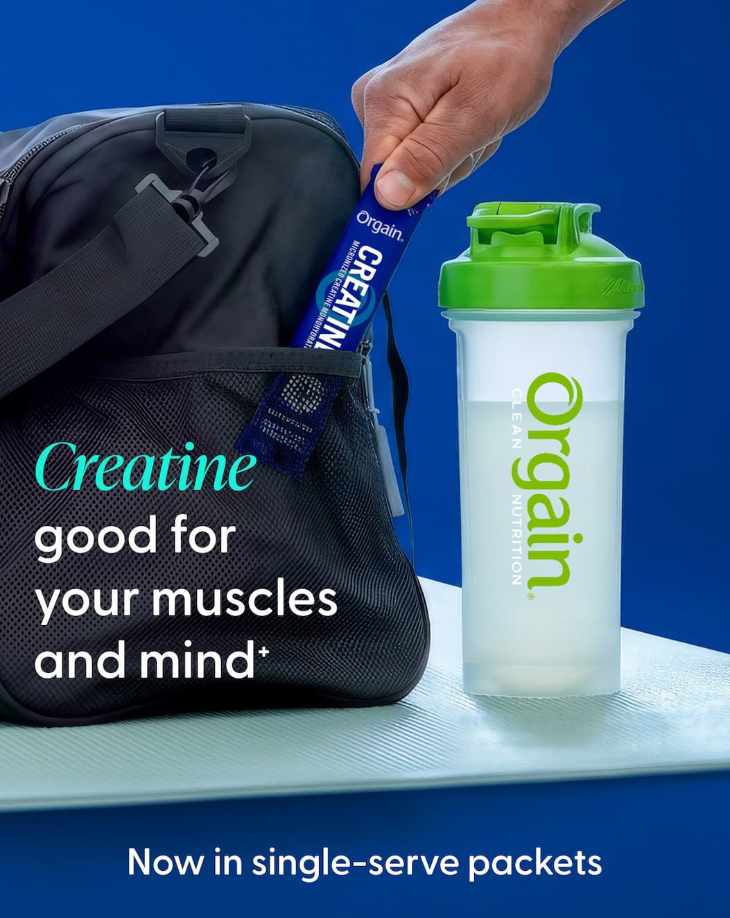 NEW! Orgain Creatine Stick Packets