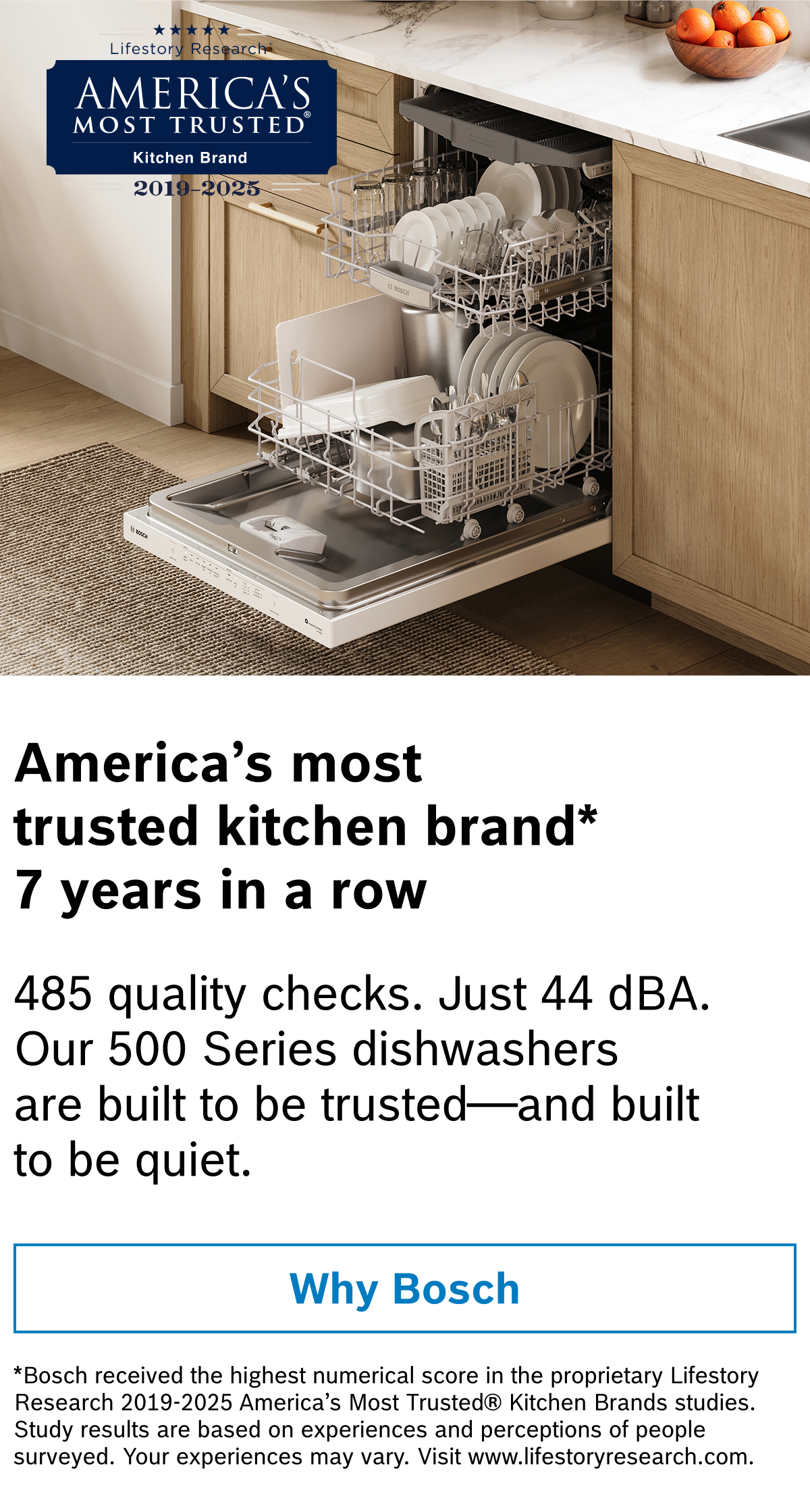America&rsquo;s Most Trusted&reg; Kitchen Brand 7 Years in a Row