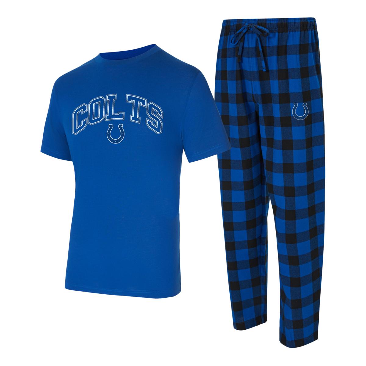 Officially Licensed NFL Men's Avondale 2pc Sleep Set by Concepts Sport - Colts
