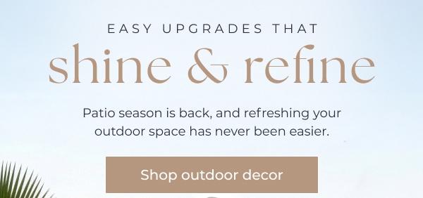 Shop outdoor decor