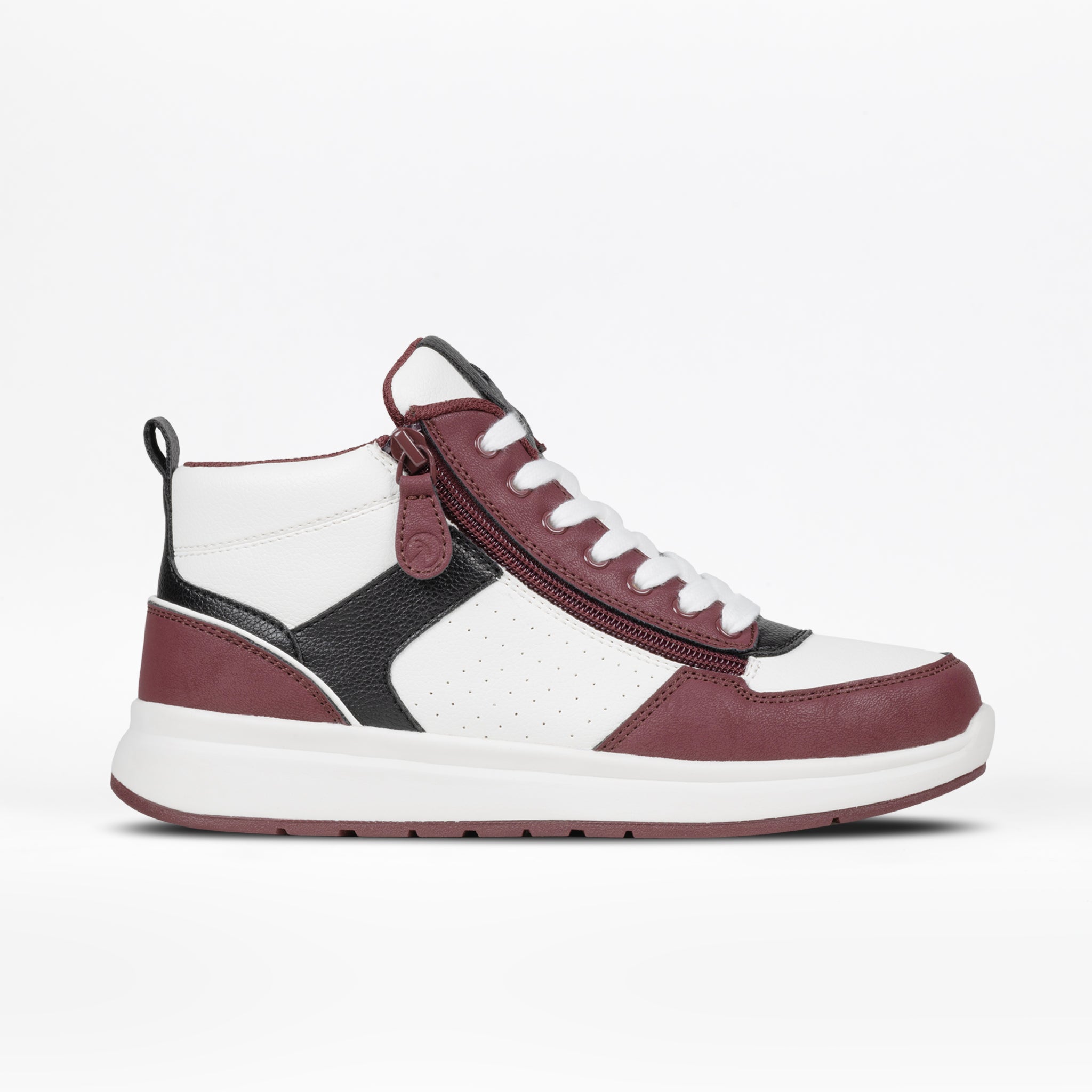 Women's White/Wine/Black BILLY Comfort DZ High - D (Women Wide) / 8 US Women