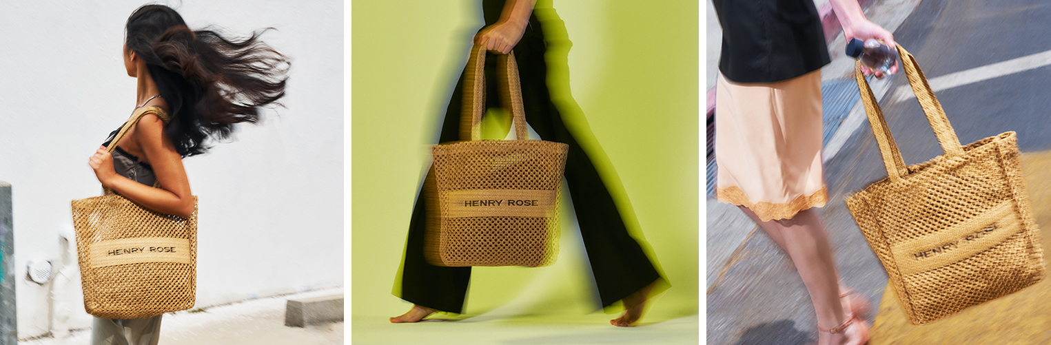 OOO Summer Bag, complimentary with any $150+ Henry Rose purchase.