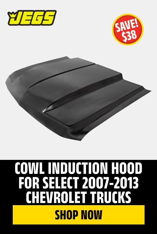 Cowl Induction Hood for Select 2007-2013 Chevrolet Trucks
