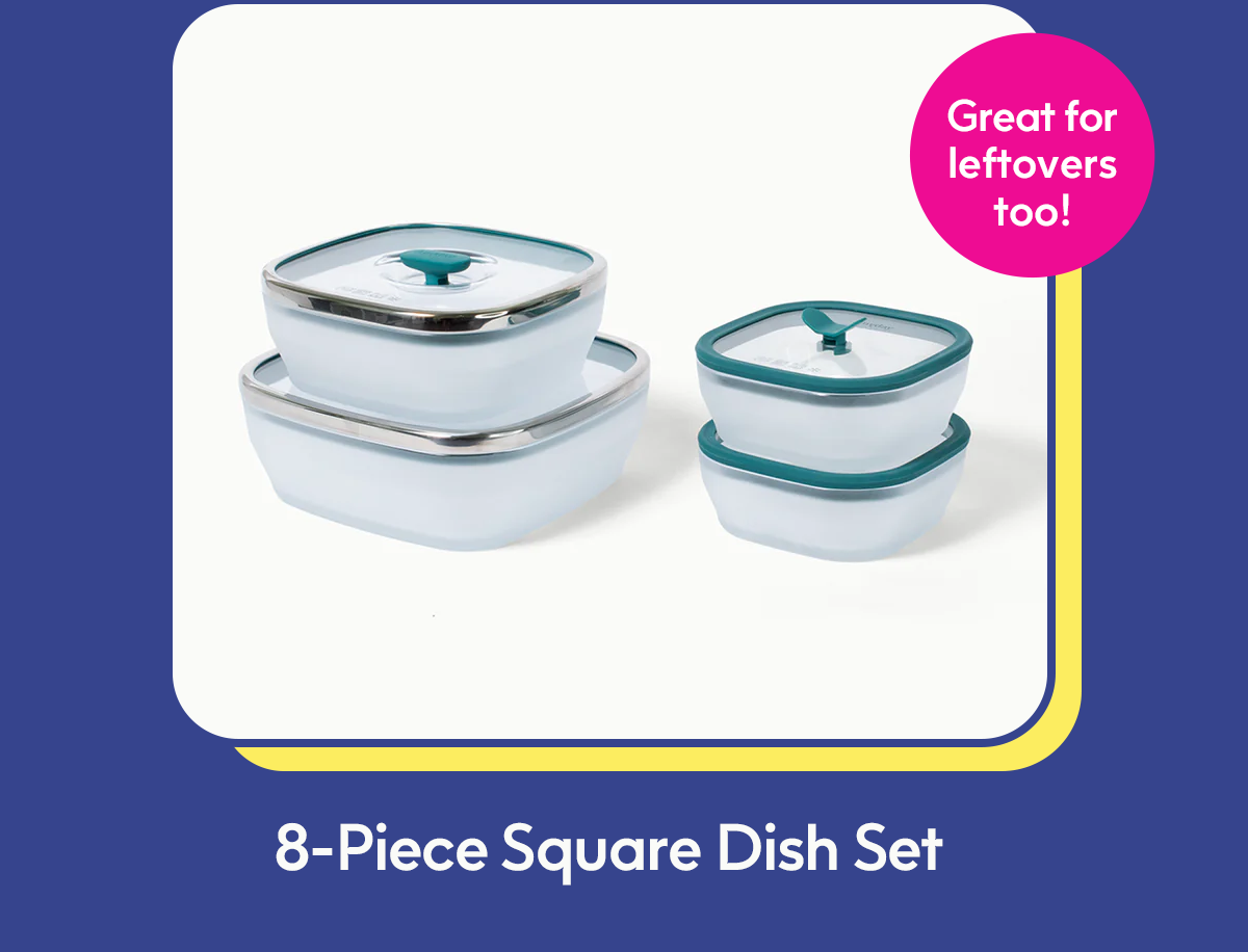 8-Piece Square Dish Set