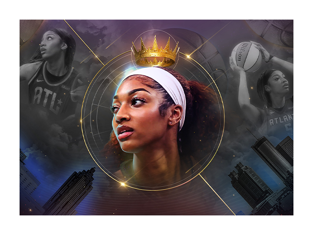 Art for NBA 2K26 showcasing Angle Reese to promote Season 7.