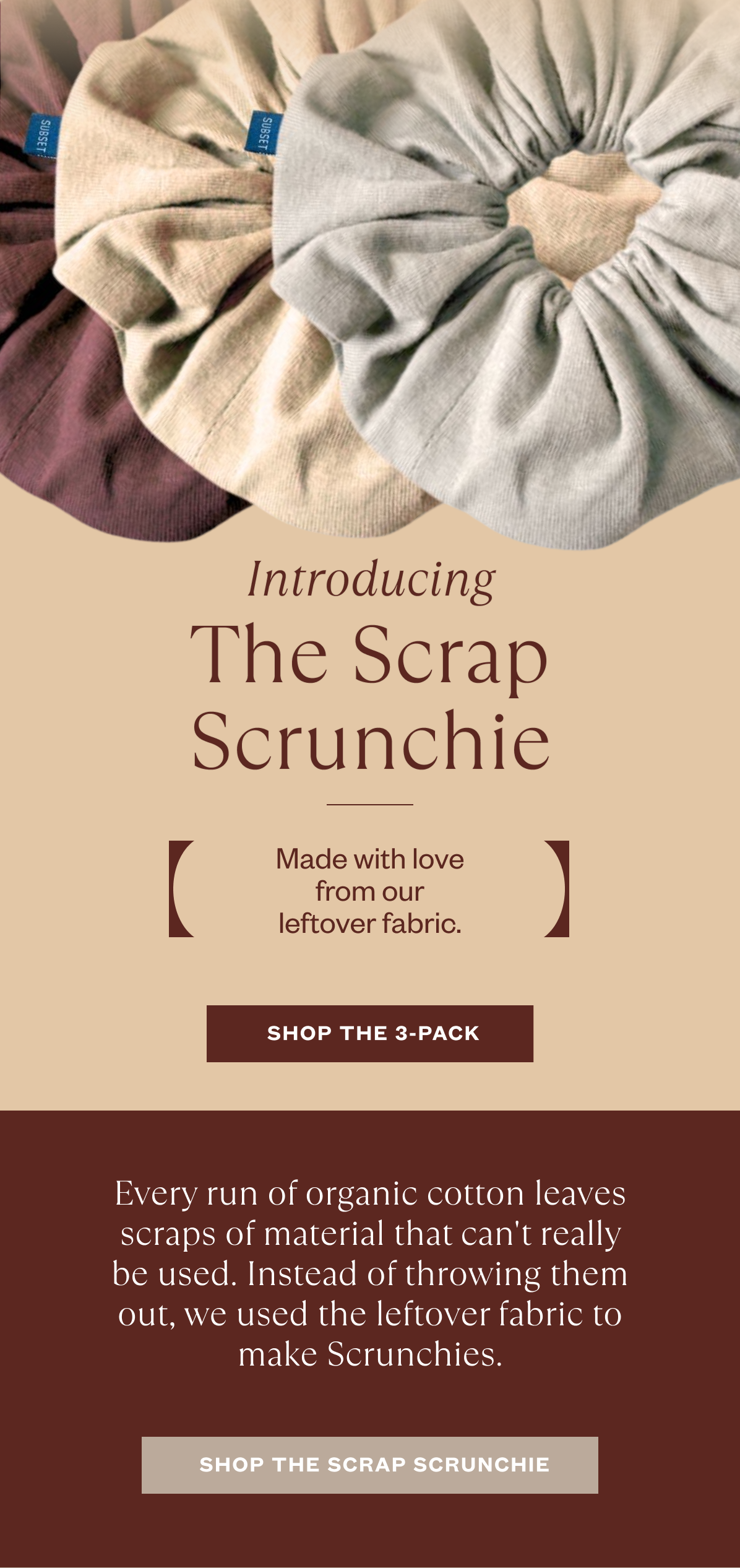 the scrap scrunchie