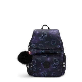 Peanuts City Zip Small Backpack-Weightless Star