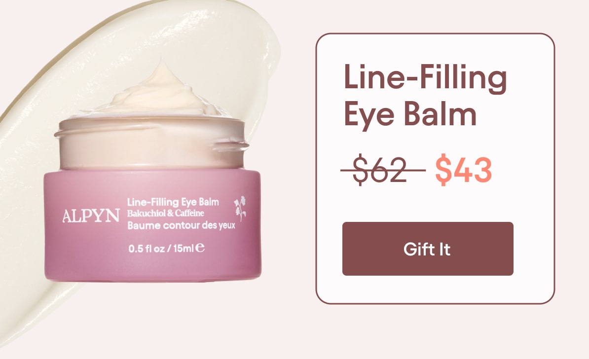 Shop line filling eye balm
