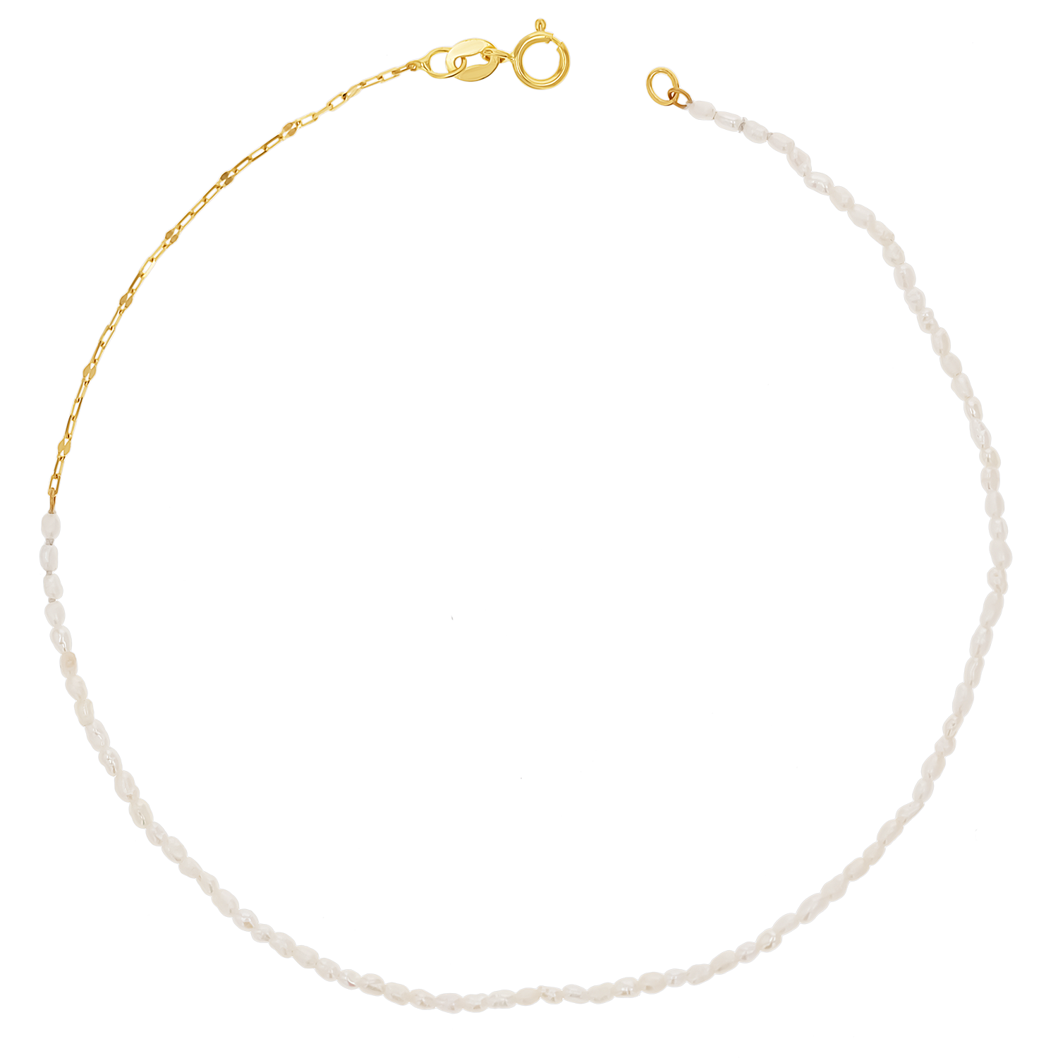 Image of Dainty Pearl Anklet