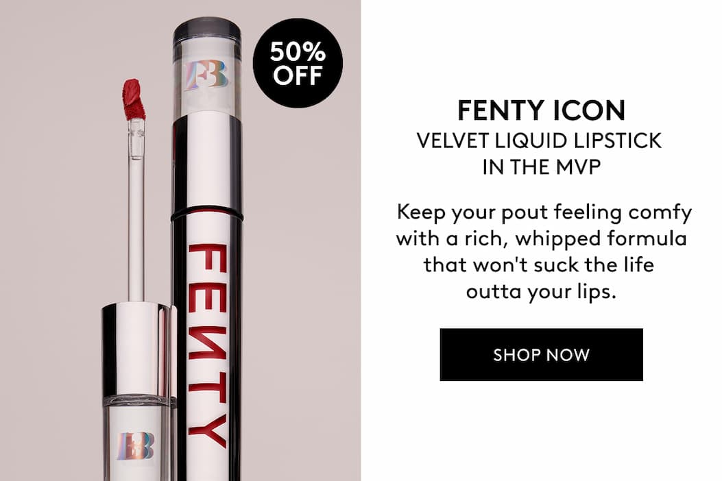 50% OFF FENTY ICON VELVET LIQUID LIPSTICK IN 'THE MVP'