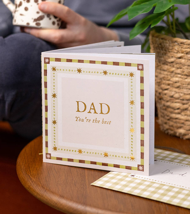 Dad You're The Best, Sentimental Keepsake Father's Day Card