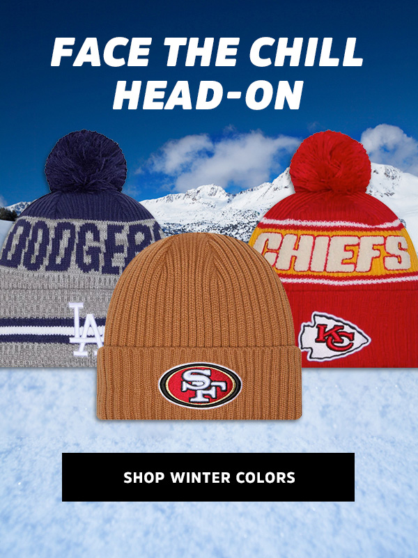 Face the chill head-on - shop hats & knits