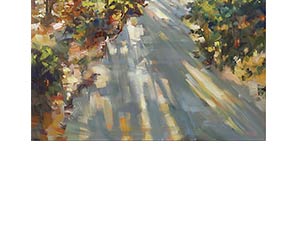 A Sunlit Stroll Art