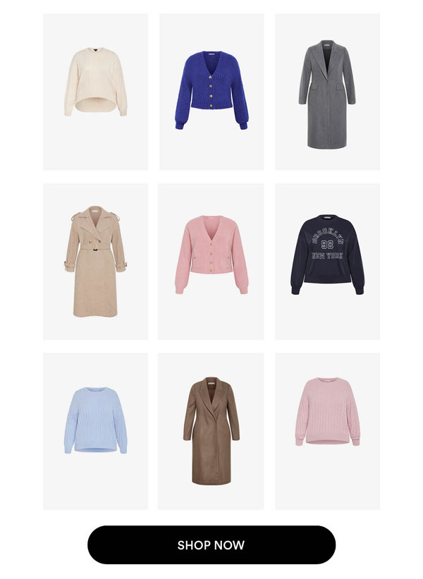 Shop 30% off* all Coats and Knits