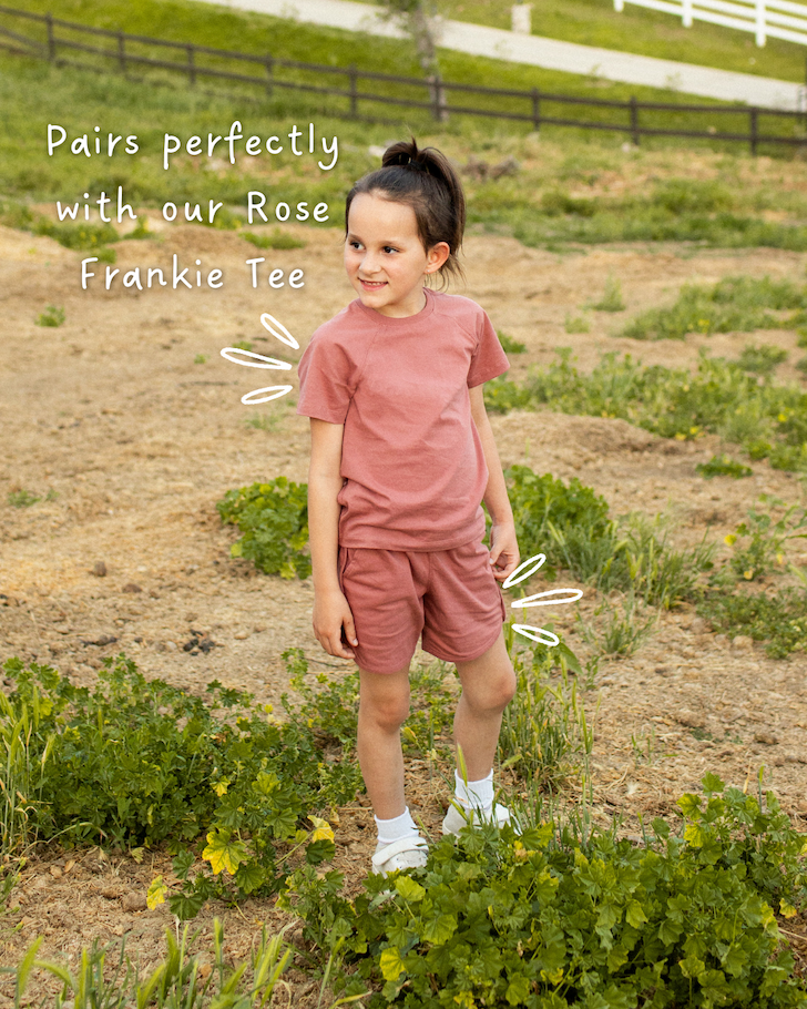 Ollie Shorts in Rose