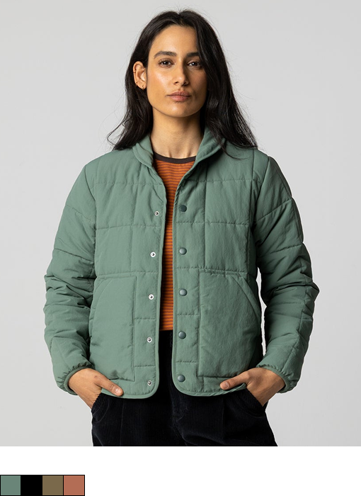 Women's Lapwing Insulated Jacket in Green | Finisterre