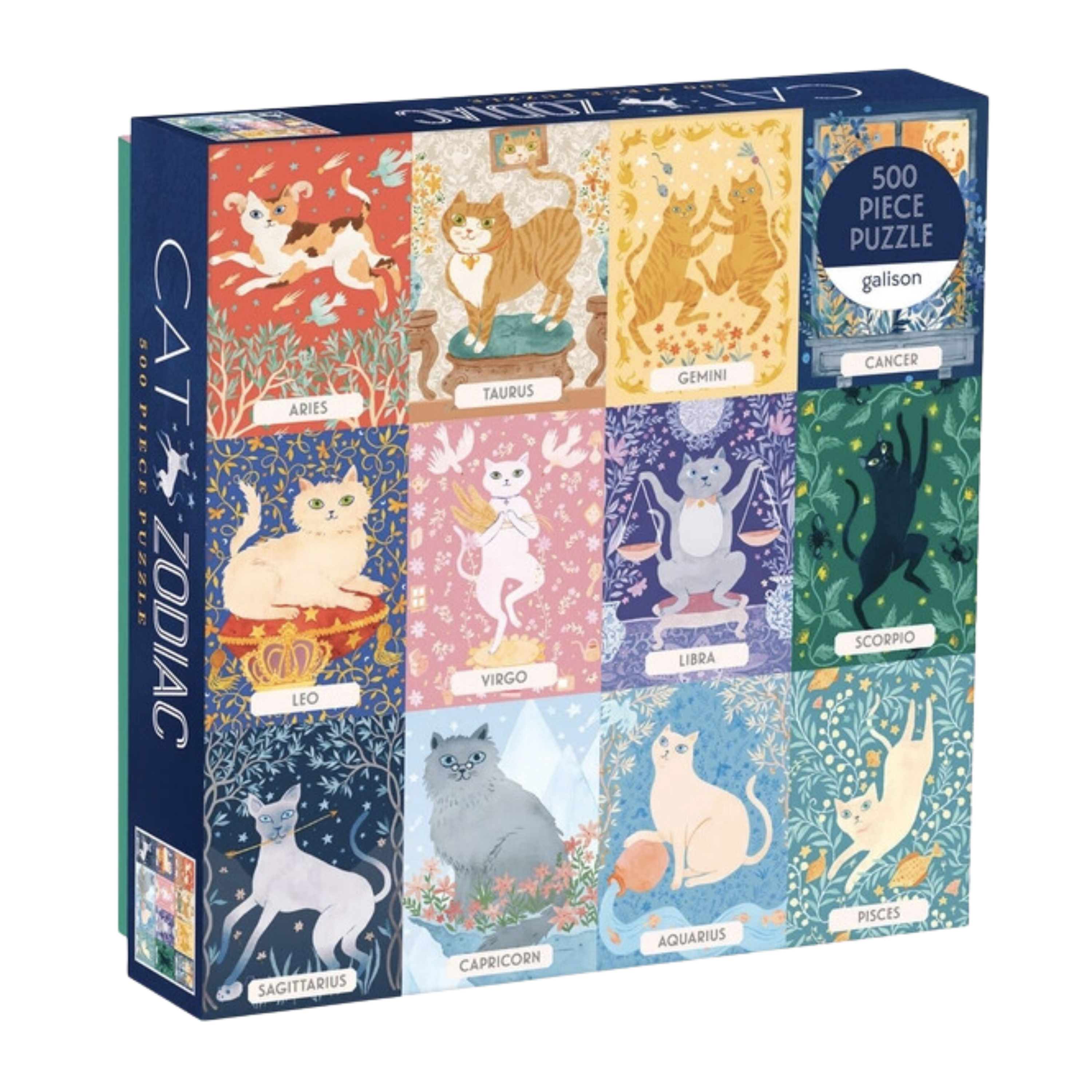 Image of Cat Zodiac 500 Piece Puzzle