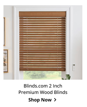 Blinds.com 2 Inch Premium Wood Blinds | Shop Now >
