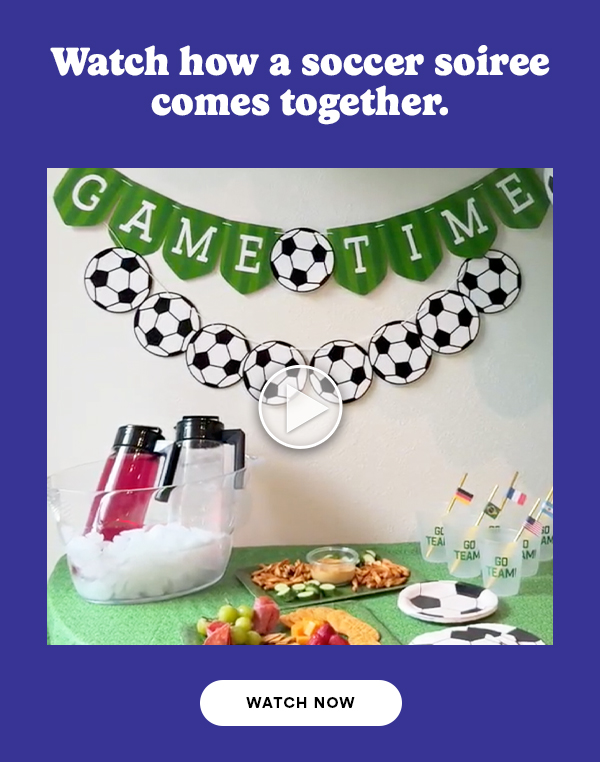 Watch how a soccer soiree comes together. Watch Now