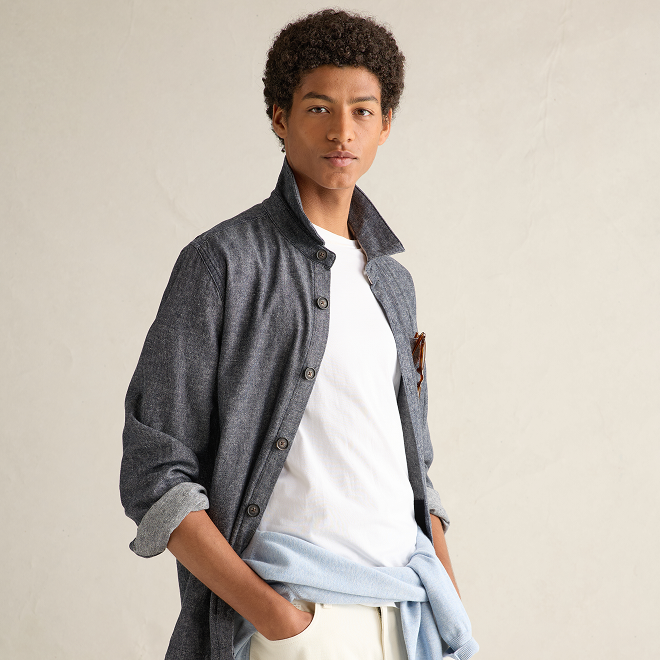 Stillwater Linen Blend Overshirt