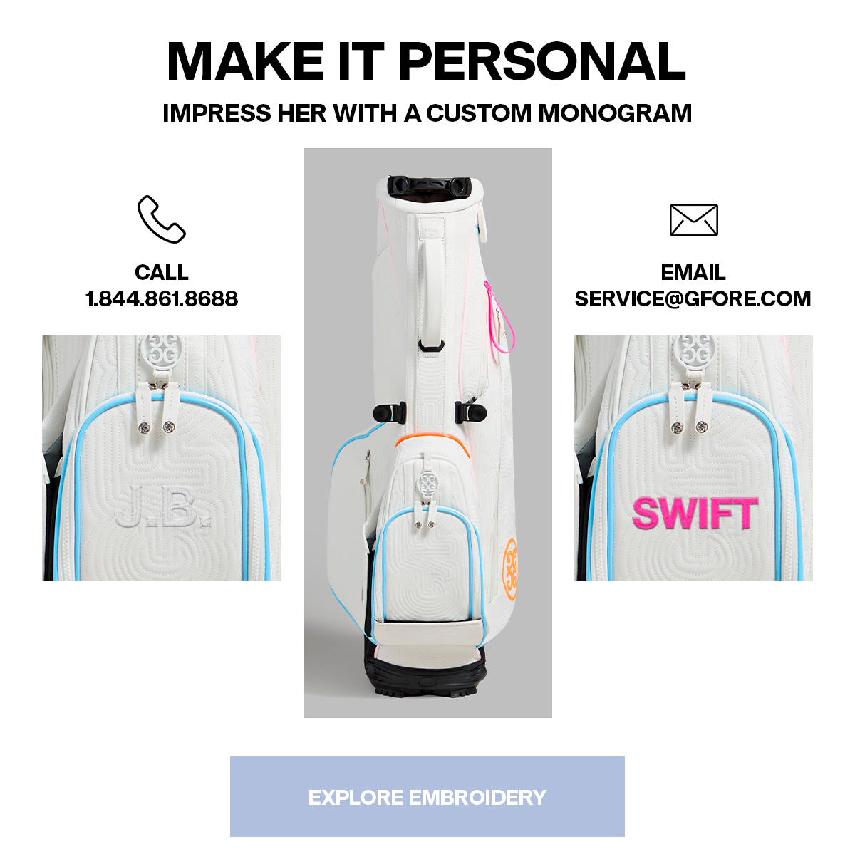 Make It Personal | Impress Her With A Custom Monogram | Explore Embroidery
