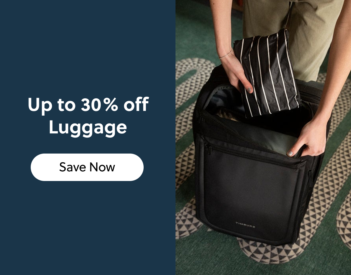 Up to 30% Off Luggage Bags