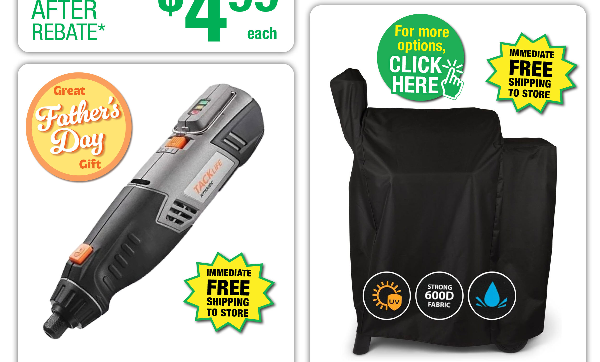 Cordless 4V Rotary Tool - ONLY $9.99 After Rebate*!