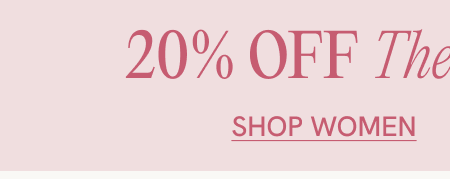 Wedding Edit 20% off SHOP WOMEN