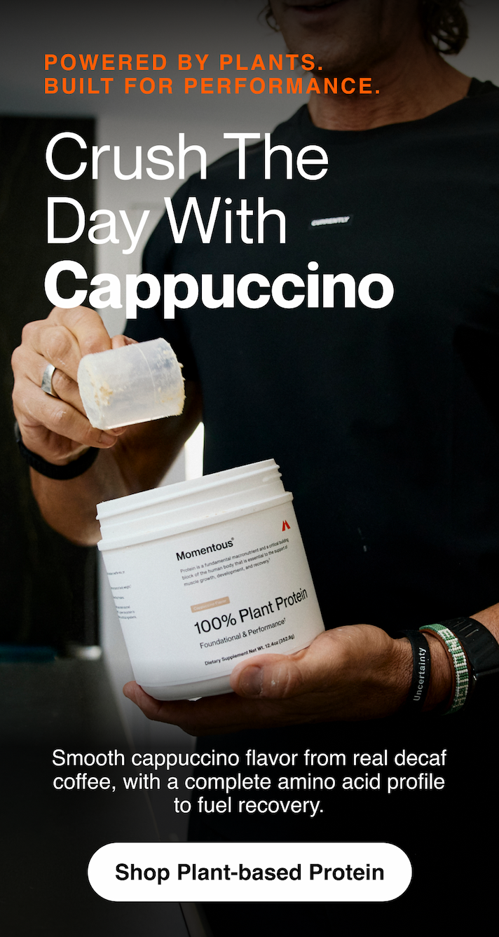 Shop plant-based protein. Smooth cappuccino flavor from real decaf coffe, with a complete amino acid profile to fuel recovery. Crush the day with cappuccino. 