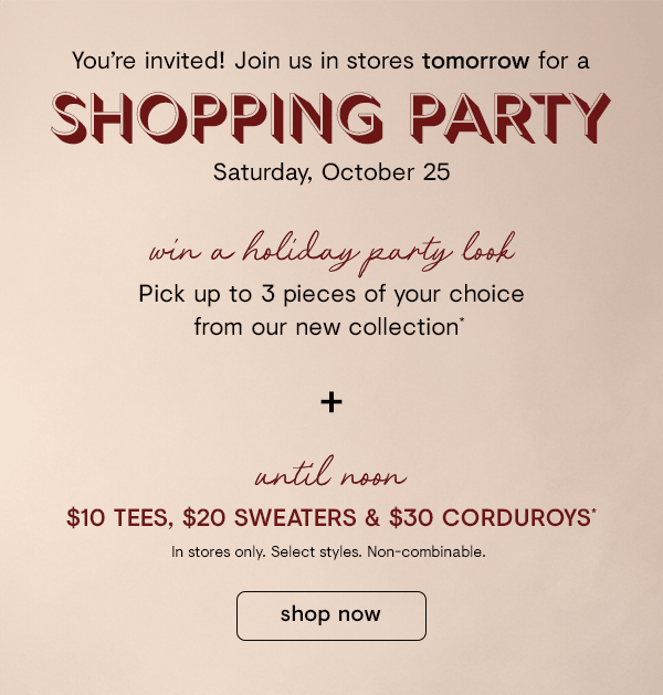Shopping Party