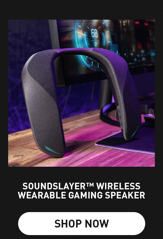 SoundSlayer Wireless Wearable Gaming Speaker Shop Now