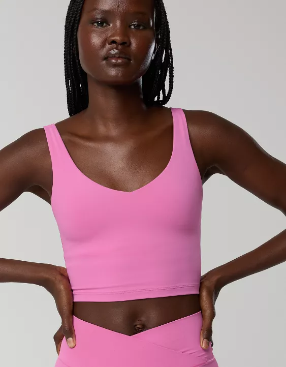 OFFLINE By Aerie Real Me Low Key Longline Sports Bra