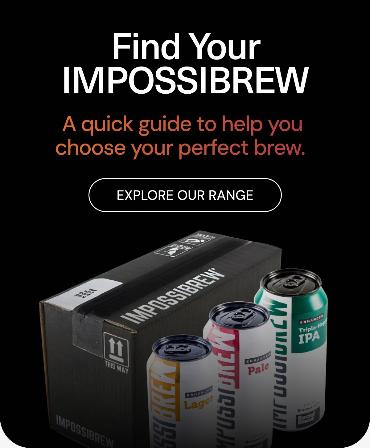Find your IMPOSSIBREW - A quick guide to help you choose your perfect brew - Explore Our Range