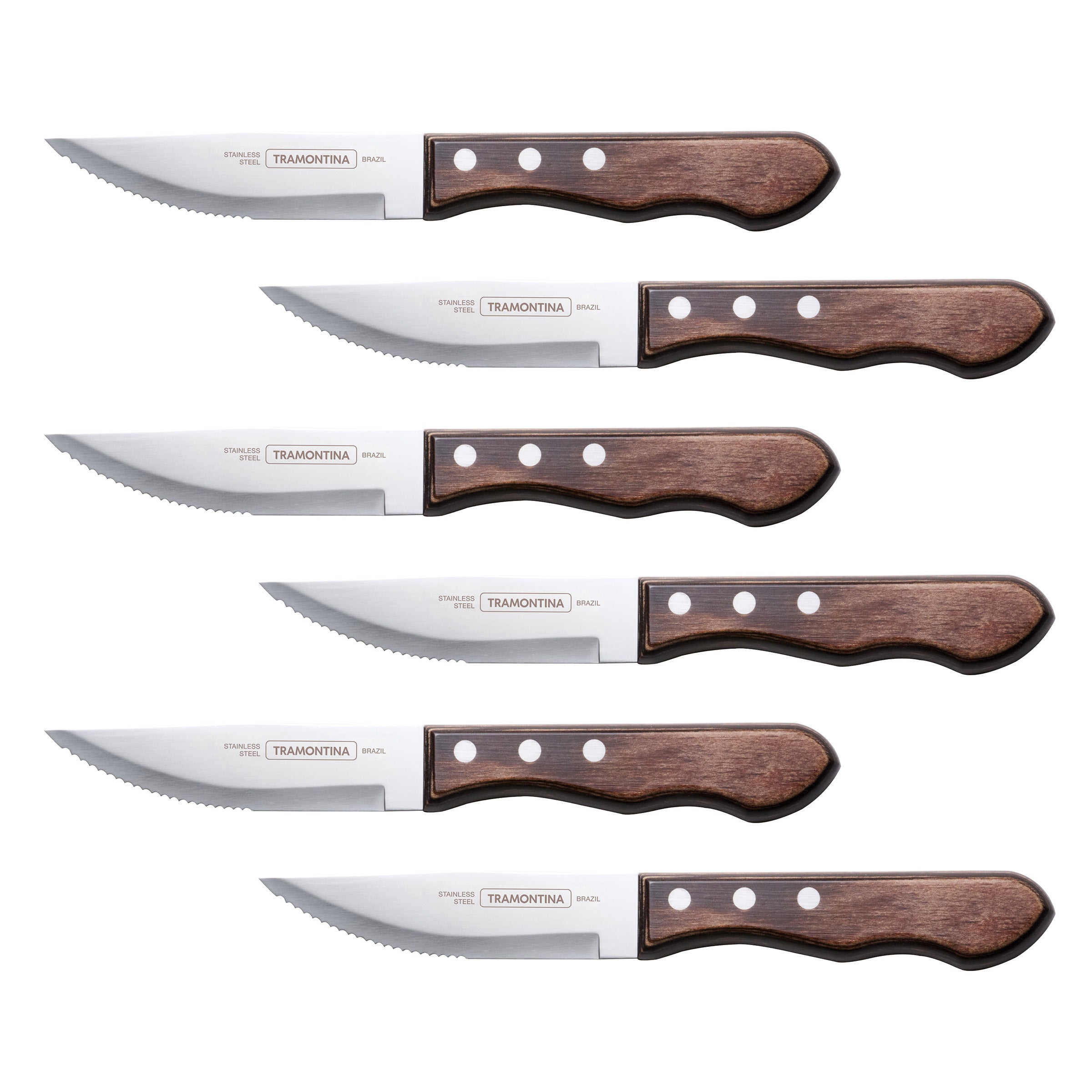 Tramontina Jumbo 6-Piece Steak Knife Set