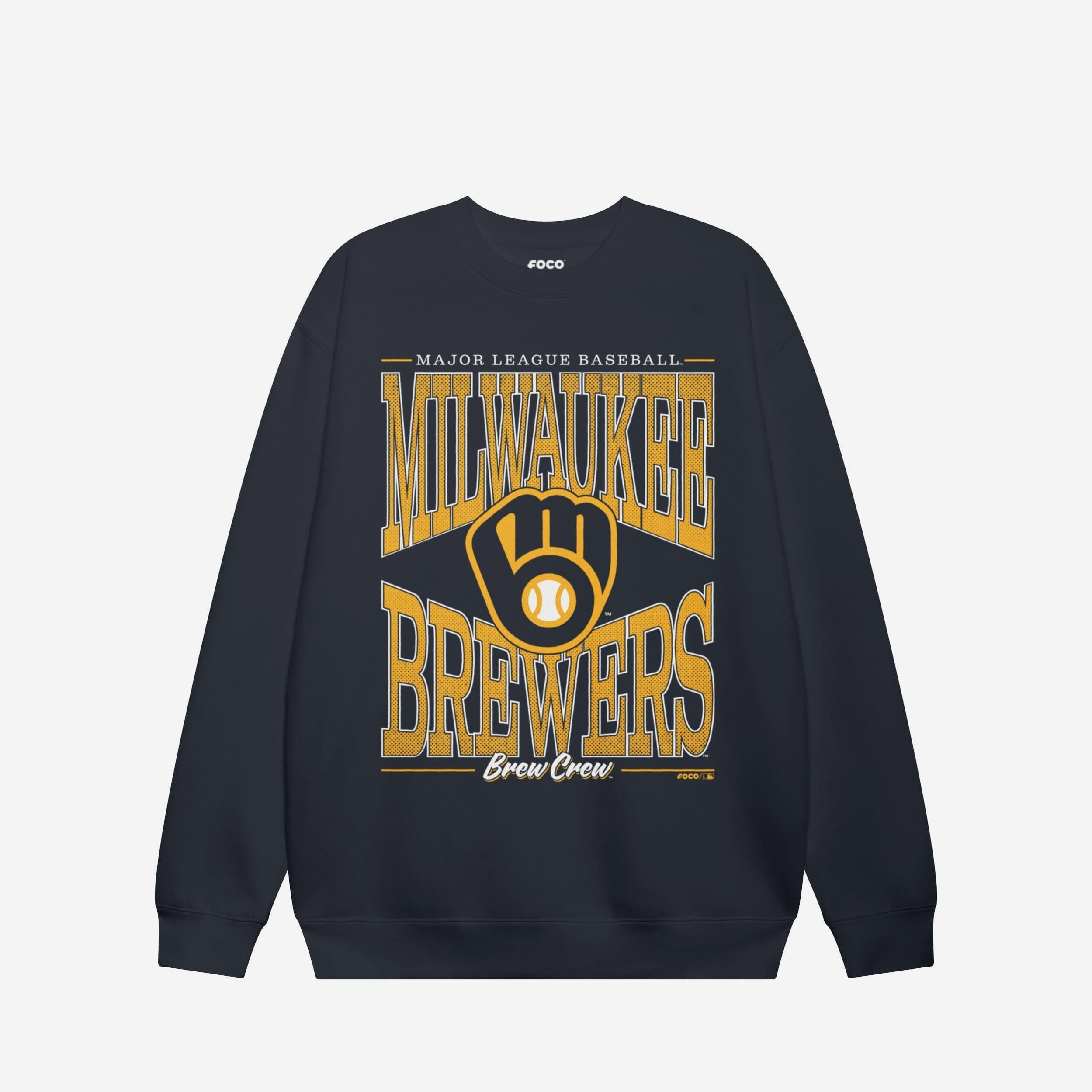 Image of Milwaukee Brewers Diamond Dynasty Crew Neck Sweatshirt