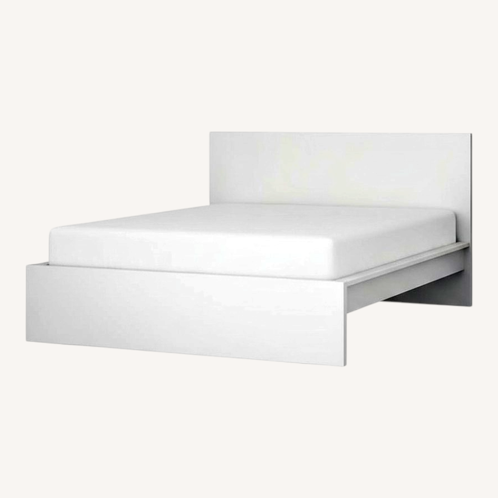 Image of Ikea Malm White King Bed